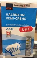 Mängden socker i Demi-crème UHT