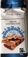 Mängden socker i Milch schokolade