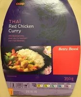 Mängden socker i Thaï Red Chicken Curry avec du riz basmati
