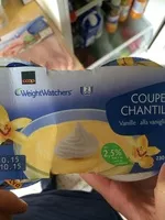 Mängden socker i Coupe Chantilly Vanille