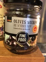 Mängden socker i Oliven schwarz aus Nyons AOC