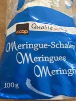 Mängden socker i meringue-Schalen