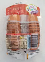 Mängden socker i Qualité & Prix Cervelas Meat