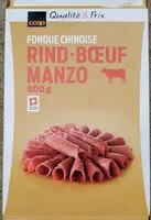 Mängden socker i Fondue Chinoise Rind