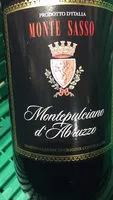 Mängden socker i Montepulciano Abruzzo, Monte Sasso