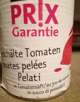 Mängden socker i Coop Prix Garantie Geschälte Tomaten Prix Garantie