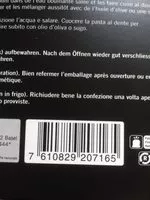 Mängden socker i Tagliolini Al limone