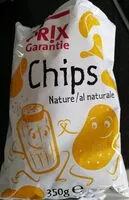 Mängden socker i Chips Nature Prix Garantie