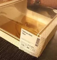 Mängden socker i Tarte au citron