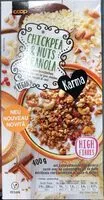 Mängden socker i Chickpea & nuts granola