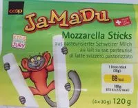 Mängden socker i Mozzarella sticks