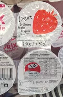 Mängden socker i Yogourt fraise