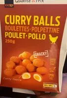 Mängden socker i Curry Balls à l'huile de palme