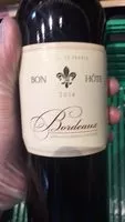 Mängden socker i BON HÔTE BORDEAUX 2014 PRODUIT DE FRANCE
