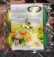 Mängden socker i Saladises: Oeufs pour salades