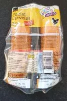 Mängden socker i Cervelas Poulet hello familly
