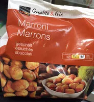 Mängden socker i Marrons épluchés