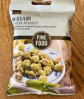 Mängden socker i Wasabi Coated Peanuts