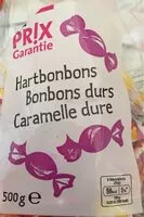 Mängden socker i Bonbons durs