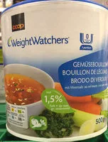 Mängden socker i Weight Watchers Bouillon de légumes