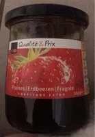 Mängden socker i Confiture extra fraises