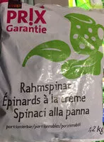 Mängden socker i Épinards à la crème