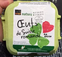 Mängden socker i Oeufs de Suisse romande