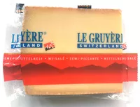 Mängden socker i Le Gruyère mi-salé