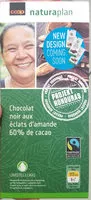 Mängden socker i Chocolat noir aux amandes 60% cacao