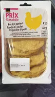 Mängden socker i Panés de poulet