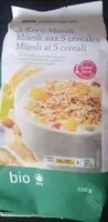 Mängden socker i Müesli aux 5 céréales