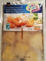 Mängden socker i Pangasius Knusperli