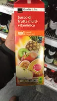 Mängden socker i Jus de fruits multivitaminé