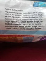 Mängden socker i Cracker Multicéréales au Sésame