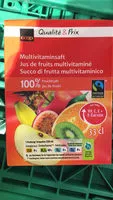 Mängden socker i Jus de fruits multivitaminé