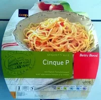 Mängden socker i Spaghetti Cinque P