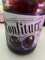 Mängden socker i Confiture Schwarze Kirschen