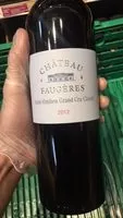 Mängden socker i Château Faugères Saint-Emilion Grand Cru Classè Vin