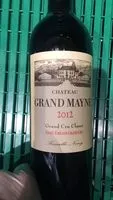 Mängden socker i CHATEAU GRAND MAYNE 2012