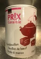 Mängden socker i Bouillon de boeuf