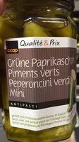 Mängden socker i Piments verts