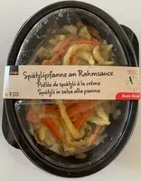 Mängden socker i Poêlée de spätzli à la crème