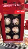 Mängden socker i Vegetable Dim Sum : aux légumes