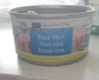 Mängden socker i Thon rosé à l'huile d'olive