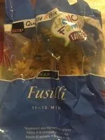 Mängden socker i Fusilli