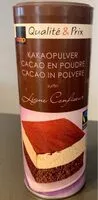 Mängden socker i Cacao en poudre