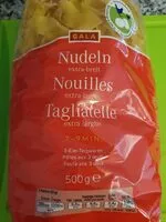 Mängden socker i Nudeln extra-breit