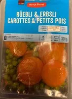 Mängden socker i Carottes et petits pois