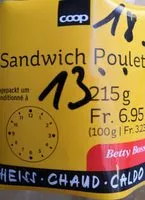 Mängden socker i Sandwich poulet