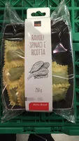 Mängden socker i Ravioli Spinaci e Ricotta